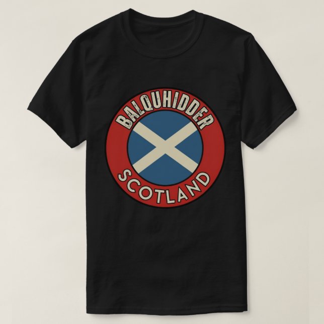 T-shirt Balquhidder, Écosse (Design devant)