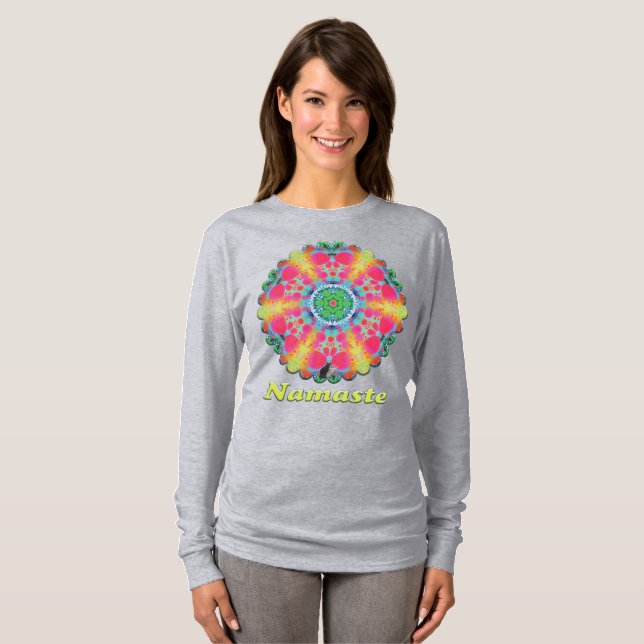 T-shirt Balsam Namaste Kaléidoscope (Devant entier)