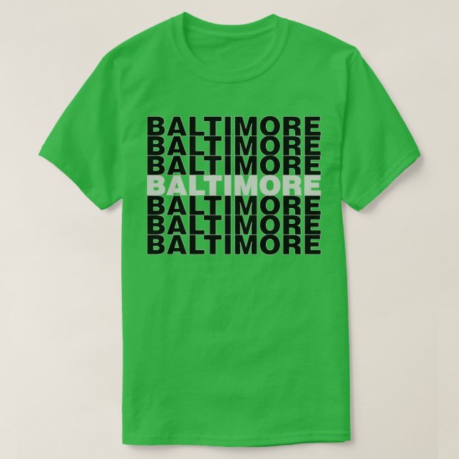 T-shirt Baltimore 10 (Design devant)