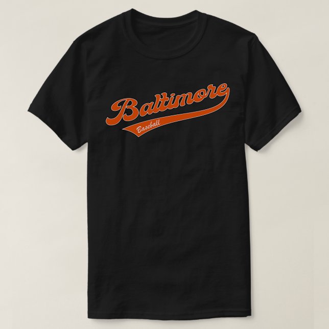 T-shirt Baltimore Baseball (Design devant)