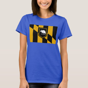 T-shirt Baltimore, drapeau de rat de DM