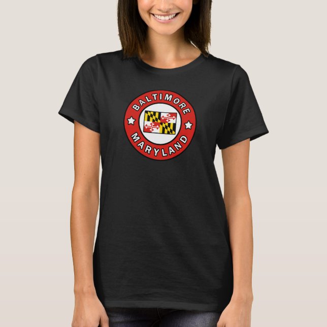 T-shirt Baltimore Maryland (Devant)