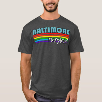 T-shirt Baltimore Maryland Pride Baltimore LGBT Cadeau LGB