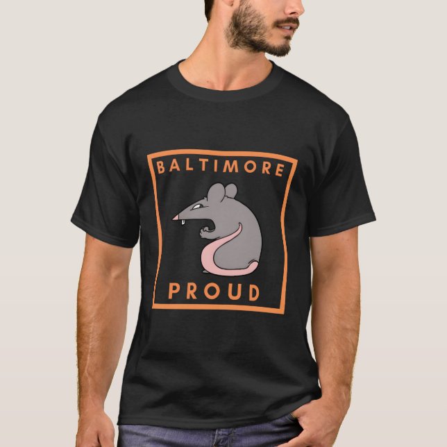 T-shirt Baltimore Rat Fier (Devant)