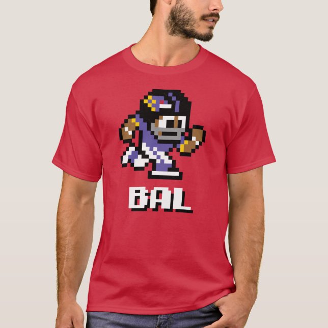 T-shirt Baltimore Ravens Tecmo Super Bowl Player (Devant)