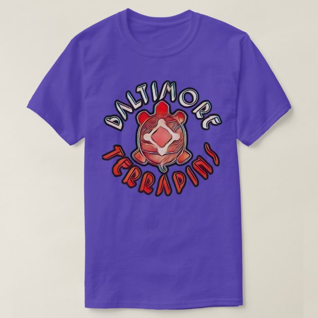 T-shirt Baltimore Terrapins Baseball (Design devant)