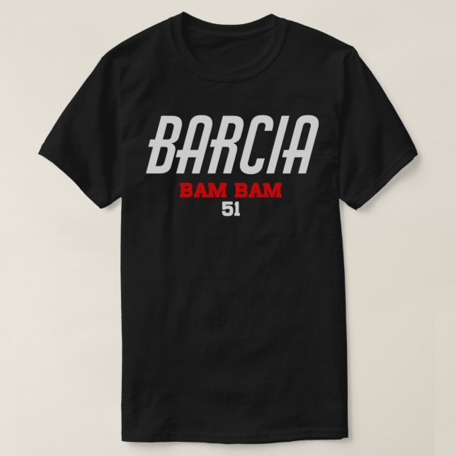 T-SHIRT BAM BAM JUSTIN BARCIA 51 MOTOCROSS SUPERCROSS MERC (Design devant)