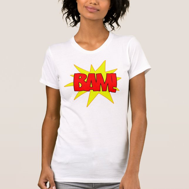 T-shirt Bam ! Singulet - customisé (Devant)