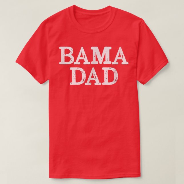 T-shirt Bama Papa Alabama Père (Design devant)