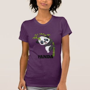 T-shirt Bamboo Buddy accroché avec mon Snack Panda Peekabo