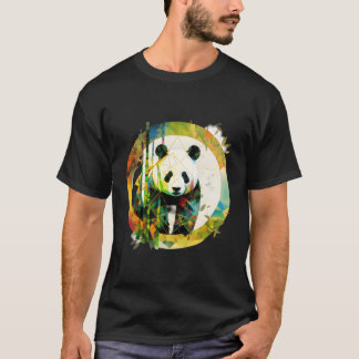 T-shirt Bamboo Met En Beurre Des Snacks Kawaii Panda Dans 