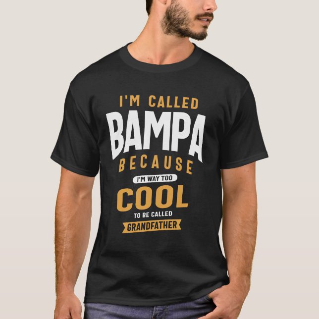 T-shirt Bampa - Glacière qu'un grand-père, plus qu'un père (Devant)