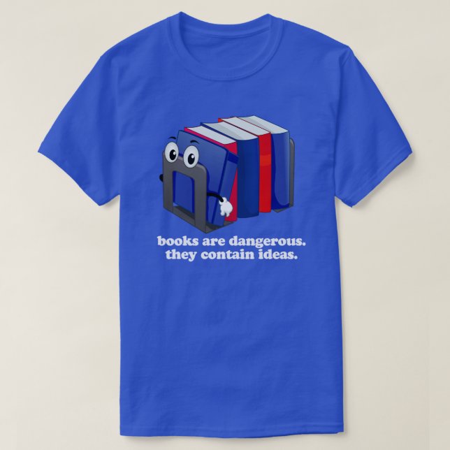 T-shirt Ban Bigots Not Books (Design devant)