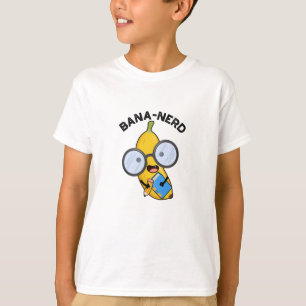 T-shirt Bana nerd Fruit Funny Pun Nerd