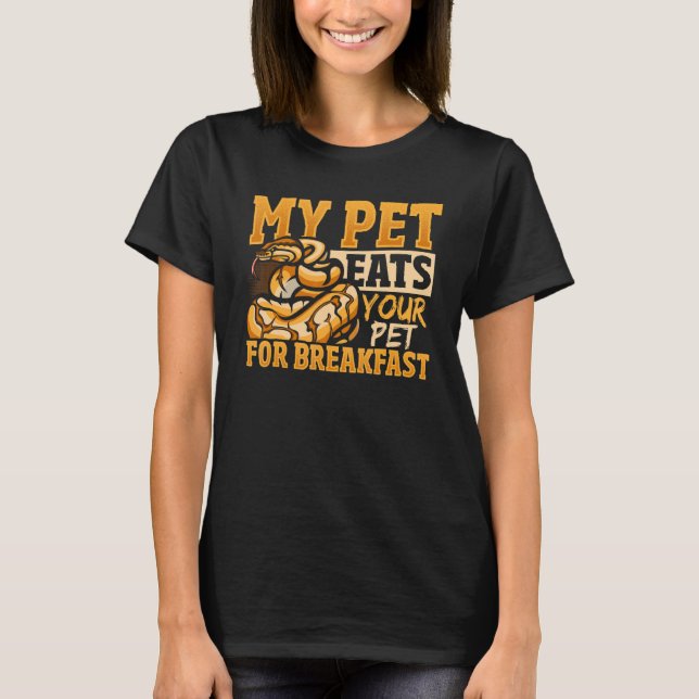 T-shirt Banana Ball Python pour un ventilateur Python roya (Devant)