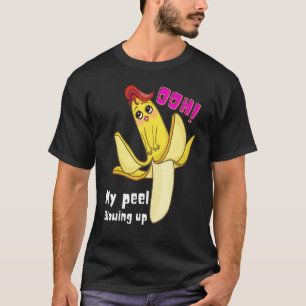 T-shirt Banana Designs Ooh Sentez Comme Mon Peel Qui S'Enf