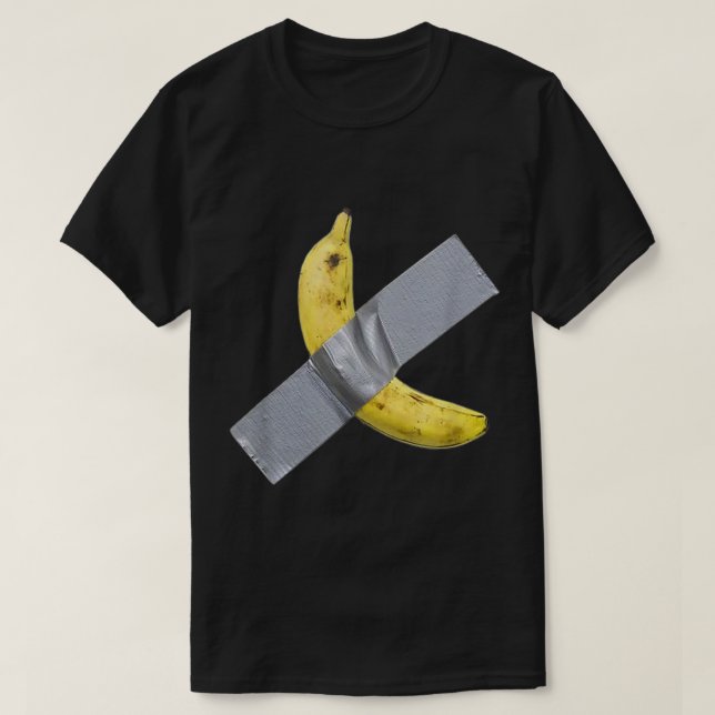 T-shirt Banana Duct Tape Meme Art Design (Design devant)