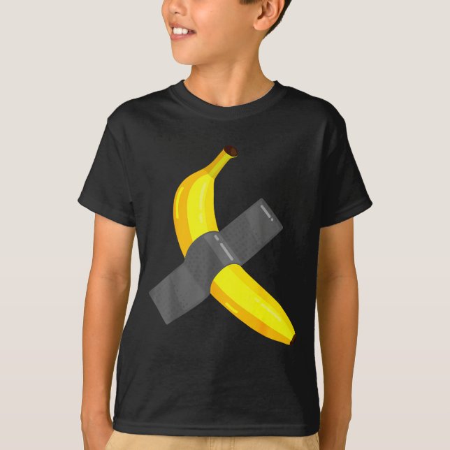 T-shirt Banana Duct Taped To Wall Art Christmas Pajama Nye (Devant)