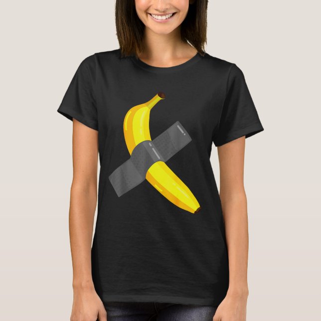T-shirt Banana Duct Taped To Wall Art Christmas Pajama Nye (Devant)