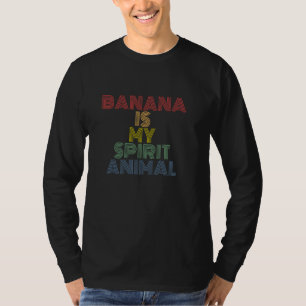 T-shirt Banana Est Mon Animal Spirituel rétro 70s vintage