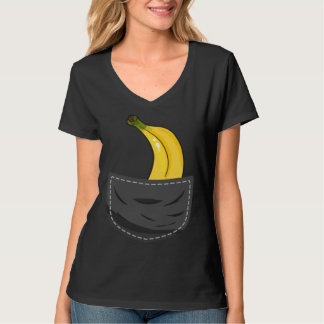 T-shirt Banana In Pocket Graphic Fruit Vegan Veggie Health