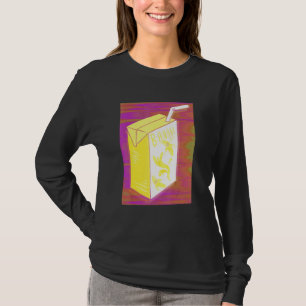 T-shirt Banana Juice Box Bruit coloré Vaporwave