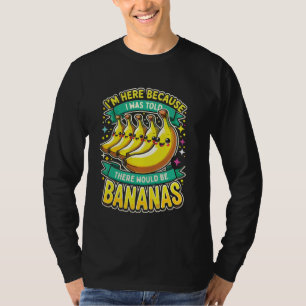 T-shirt Banana Lover On M'A Dit Qu'Il Y Aurait Des Bananes
