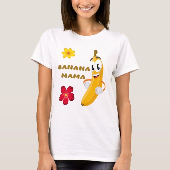 T-shirt Banana Mama pour la fête des mères (Devant)