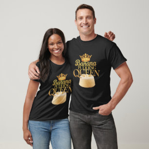 T-shirt Banana Pudding Queen Design ultime pour dessert