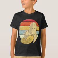 Banana Retro Vintage Sunset Cute Nourriture Fruit