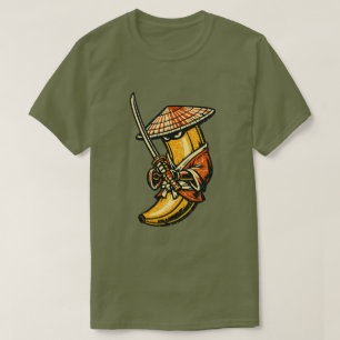 T-shirt Banana Ronin — Samouraï Errant Fruit Drôle