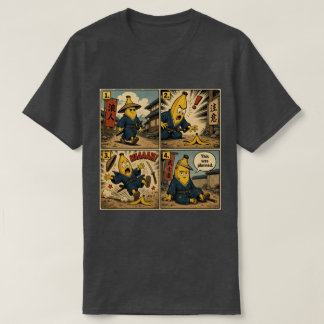 T-shirt Banana Ronin Slip — Bande dessinée drôle de Bushid