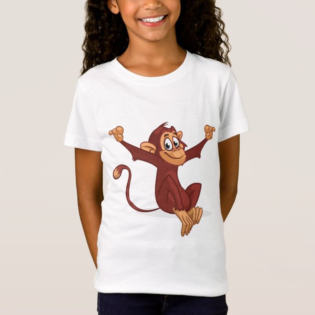 T-Shirt Banana Shenanigans : Hilarié singe Antique (Devant)