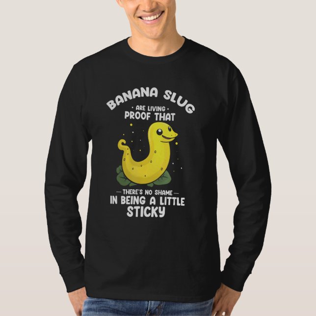T-shirt Banana Slug Collecting Quote for Slug Science 1 (Devant)