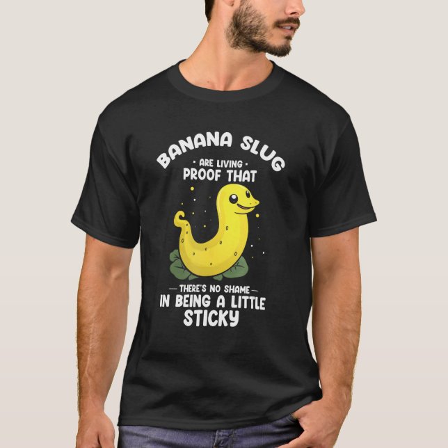 T-shirt Banana Slug Collecting Quote for Slug Science 1 (Devant)