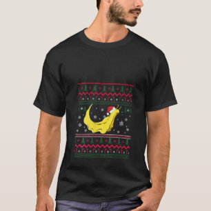 T-shirt Banana Slug Père Noël laid Motif de Noël Hol