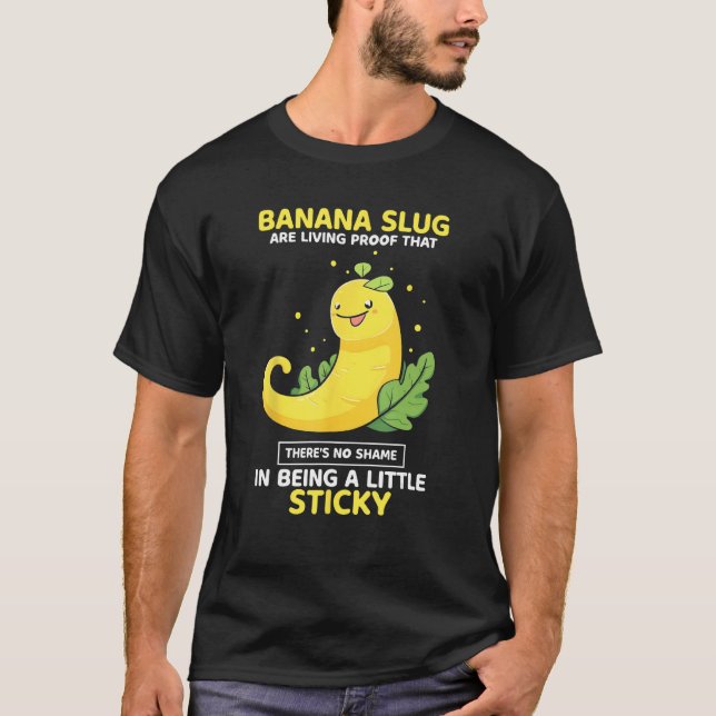 T-shirt Banana Snail Collecting Quote for Snail Catcher 6 (Devant)
