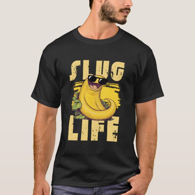 T-shirt Banana Snail Quote For Snail Catcher And Snail Cat (Devant)