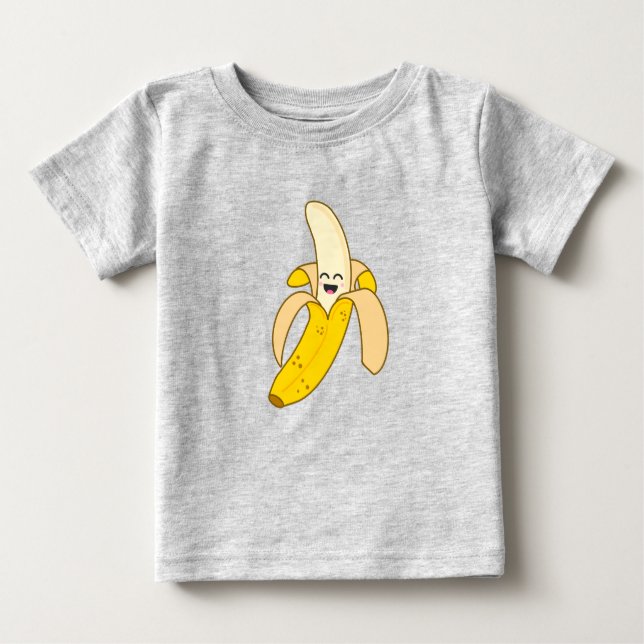 T-shirt Banana souriante pour enfants (Devant)