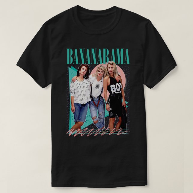 T-shirt Bananarama Retro 80s Fan Art Design (Design devant)