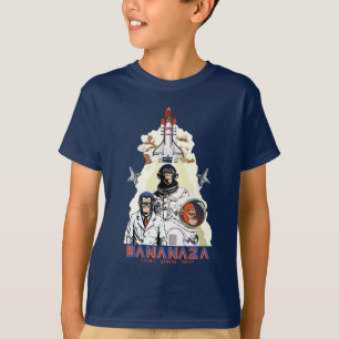 T-shirt BANANAZA : Équipe de singes de l'espace