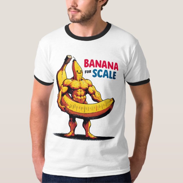 T-shirt Banane à échelle (Devant)