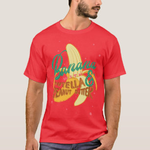 T-shirt Banane au beurre d'arachide Nutella
