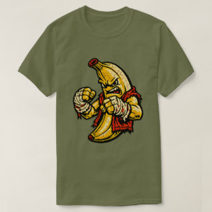T-shirt Banane Brawler — Vintage Retro Street Fighter