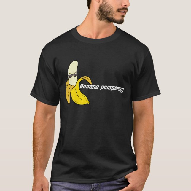 T-shirt Banane cool avec lunettes de soleil 🍌 😎 (Devant)