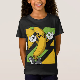 T-Shirt Banane cool Avec Lunettes De Soleil Fruit D'Été Ar