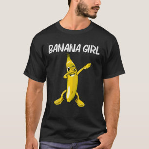 T-shirt Banane cool Pour Filles Enfant Dabbing Jaune Sweet