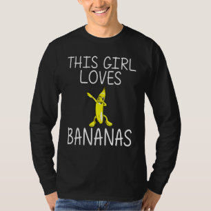 T-shirt Banane cool Pour Filles Enfant Dabbing Jaune Sweet