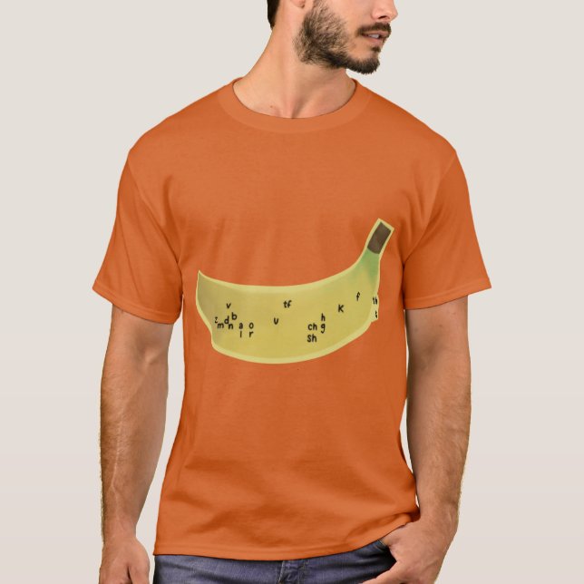 T-shirt Banane de discours surdimensionnée (Devant)
