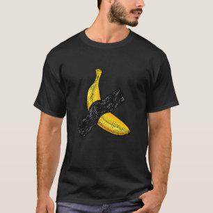 T-shirt Banane Drôle cool Montée Avec Graphe De Bande Adhé